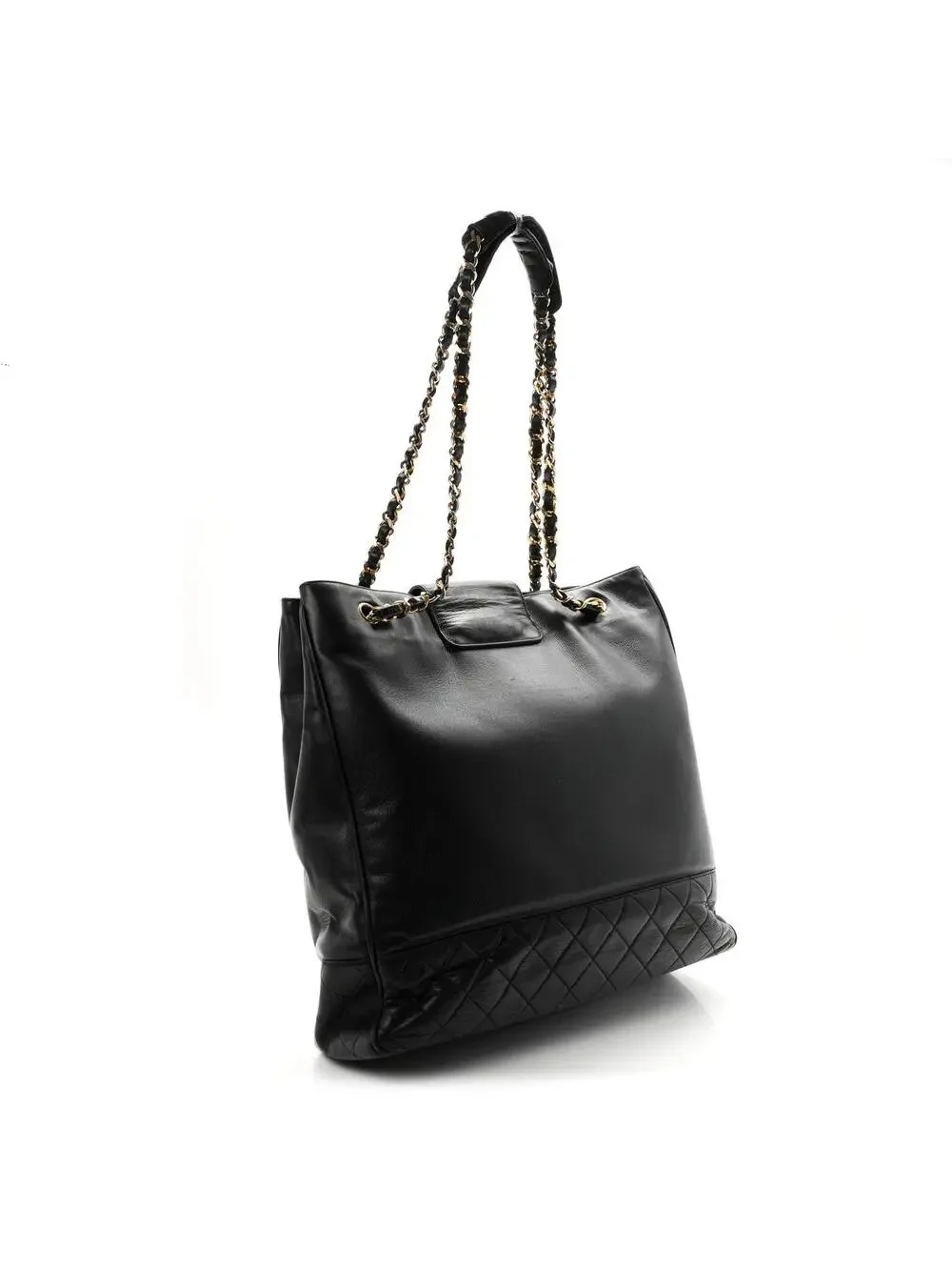 Chanel Lambskin Quilted Shopping Tote #329735C17B